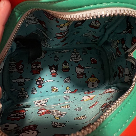 Loungefly Red and Green Hello Kitty Backpack - Picture 3 of 3